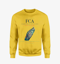 Thumbnail for Glacier Park International Airport (FCA) design on yellow sweatshirt
