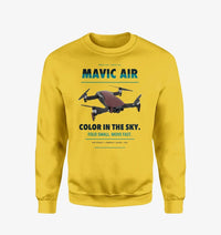 Thumbnail for DJI Mavic Air design on yellow sweatshirt
