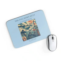 Thumbnail for VINTAGE G4437 - The Fog Horn Duet - Designed Mouse Pads design on lightblue rectangle
