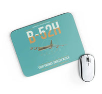 Thumbnail for B-52H Stratofortress design on turquoise rectangle mouse pad