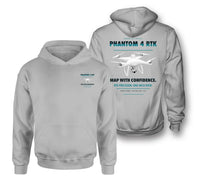 Thumbnail for DJI Phantom 4 RTK design on light gray hoodie