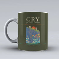 Thumbnail for Grimsey Airport GRY Mug - Green Army