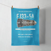 Thumbnail for FJ33-5A design on turquoise towel