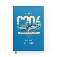 Thumbnail for Cessna 206 Stationair design on turquoise notebook