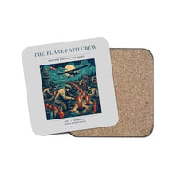 Thumbnail for The Flare Path Crew - Designed Coasters design on light gray 1-piece
