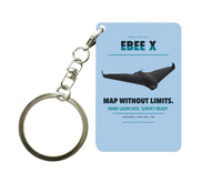 Thumbnail for AgEagle eBee X Key Chain design on light blue key chain