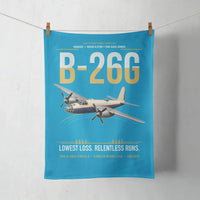 Thumbnail for B-26G Marauder design on turquoise towel