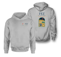 Thumbnail for Fes (FEZ) design on light gray double-side hoodie