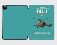 Thumbnail for Kawasaki OH-1 design on turquoise ipad tablet case