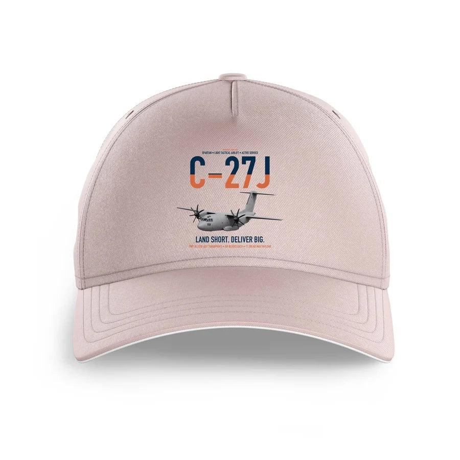 C-27J Spartan design on pink printed hat