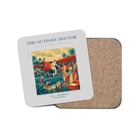 Thumbnail for The Outpost Doctor - Designed Coasters design on light gray 1-piece