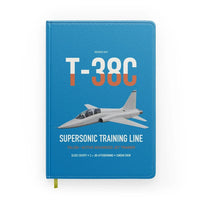 Thumbnail for T-38C Talon design on turquoise notebook