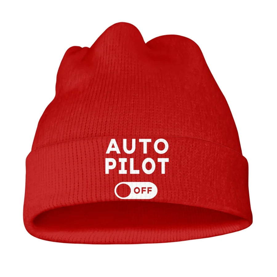 Auto Pilot Off Knit 3D 3D Beanie - view 9