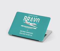 Thumbnail for Cessna Citation Bravo design on turquoise MacBook case