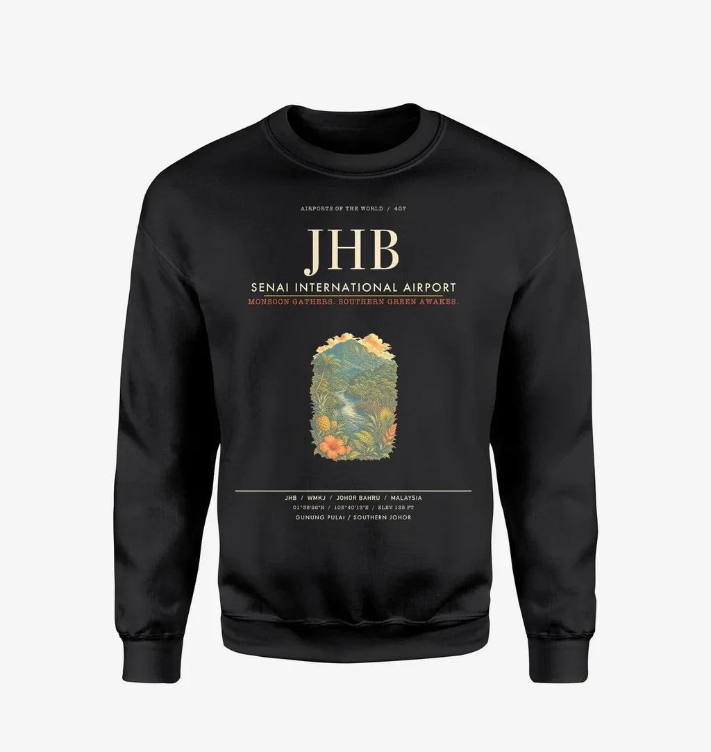 Senai International Airport JHB Sweatshirt - Black