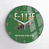 Thumbnail for F-111F Aardvark design on green no frame wall clock