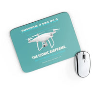Thumbnail for DJI Phantom 4 Pro V2.0 design on turquoise rectangle mouse pad