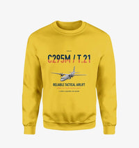 Thumbnail for Airbus C295M T.21 design on yellow sweatshirt