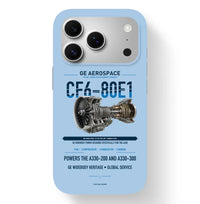 Thumbnail for CF6-80E1 Case design on light blue iphone case