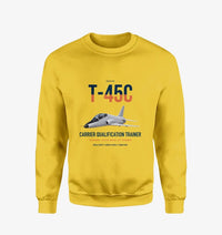 Thumbnail for T-45C Goshawk design on yellow sweatshirt