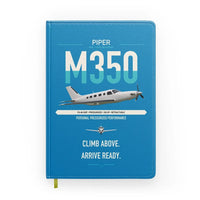 Thumbnail for Piper M350 design on turquoise notebook