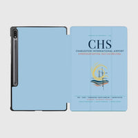 Thumbnail for Charleston International Airport (CHS) design on light blue samsung tablet tablet case