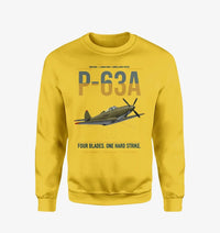 Thumbnail for P-63A Kingcobra design on yellow sweatshirt