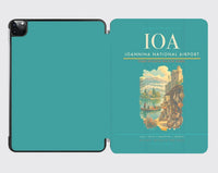 Thumbnail for Ioannina National Airport (IOA) design on turquoise ipad tablet case