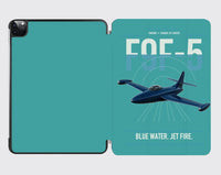 Thumbnail for F9F-5 Panther design on turquoise ipad tablet case