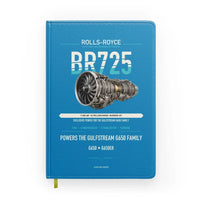 Thumbnail for BR725 design on turquoise notebook