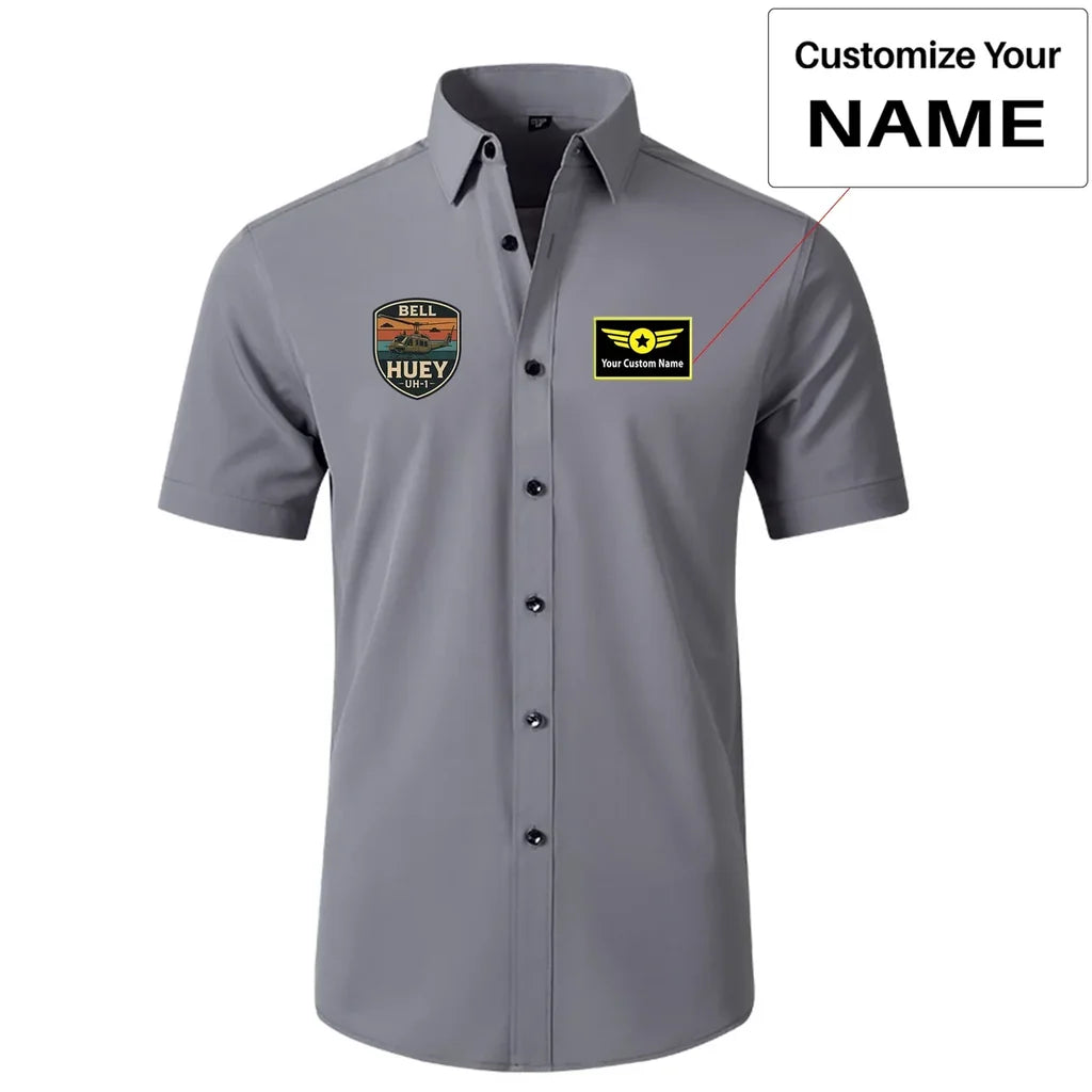 Customisable Retro BELL HUEY UH-1 Shorts - view 9