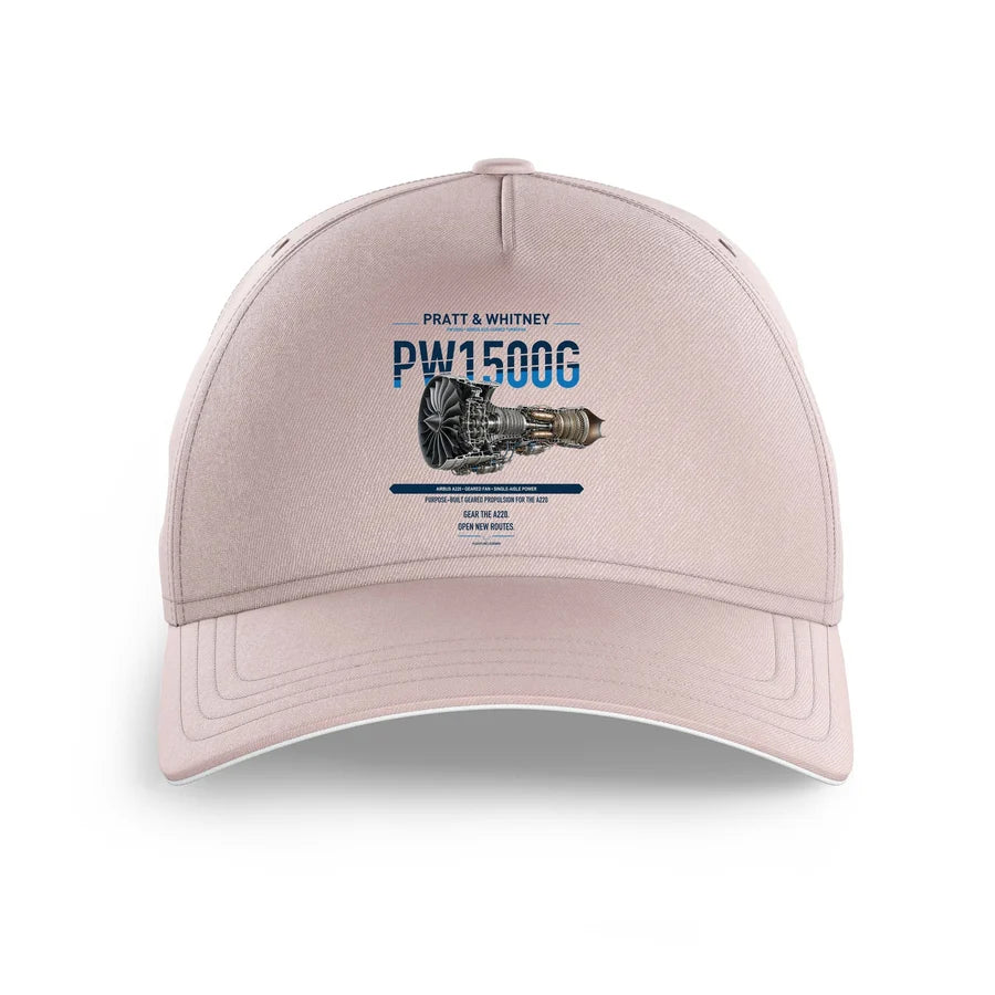 PW1500G design on pink printed hat