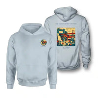 Thumbnail for VINTAGE G4165 - The Barnstormer's Poster - Double-Side Hoodie design on lightblue double side