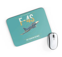 Thumbnail for F-4S Phantom II design on turquoise rectangle mouse pad