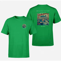 Thumbnail for VINTAGE G4502 - The Factory Night Shift - Double-Side T-Shirt design on green double side t shirt