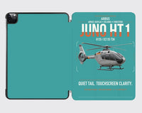 Thumbnail for Airbus H135 Juno HT1 design on turquoise ipad tablet case