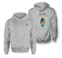 Thumbnail for Julius Nyerere International Airport (DAR) design on light gray double-side hoodie