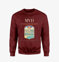 Thumbnail for Carrasco General Cesareo L. Berisso International Airport MVD Sweatshirt - Wine Red