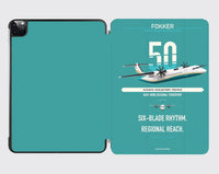 Thumbnail for Fokker 50 design on turquoise ipad tablet case