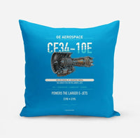 Thumbnail for CF34-10E design on turquoise pillow