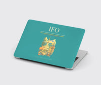 Thumbnail for Ivano-Frankivsk International Airport (IFO) design on turquoise MacBook case