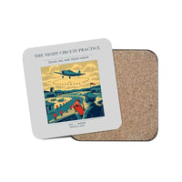 Thumbnail for The Night Circuit Practice - Designed Coasters design on light gray 1-piece