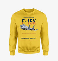 Thumbnail for F-15X Advanced Eagle Proposal Proven Airframe New Capacity design on yellow sweatshirt