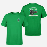 Thumbnail for CF34-10E design on green t shirt