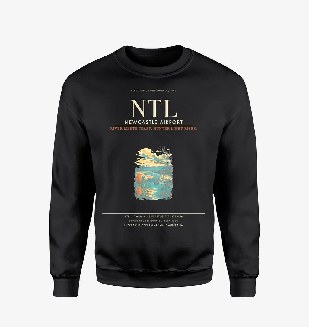 Newcastle Airport NTL Sweatshirt - Black