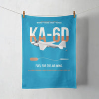 Thumbnail for KA-6D Intruder design on turquoise towel