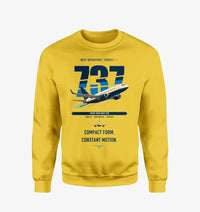 Thumbnail for Boeing 737-700 NG design on yellow sweatshirt