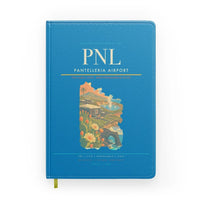 Thumbnail for Pantelleria Airport (PNL) design on turquoise notebook