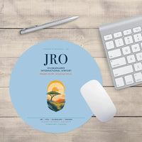 Thumbnail for Kilimanjaro International Airport (JRO) design on light blue round mouse pad