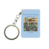 Thumbnail for VINTAGE G4042 - The Volcano Watch - Designed Key Chain design on lightblue